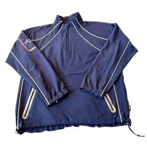 Callaway X-Series Golf Jacket 1/4 Zip Mock Neck Blue Men's Size XL